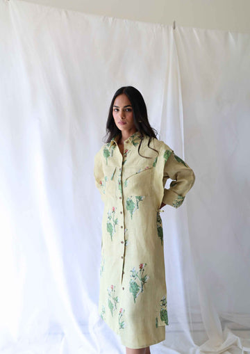 ENIL- BLOCK SHIRT DRESS