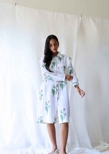 ENIL- BLOCK SHIRT DRESS