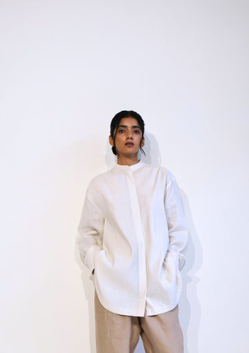 THE PINTAK SHIRT - OFF WHITE