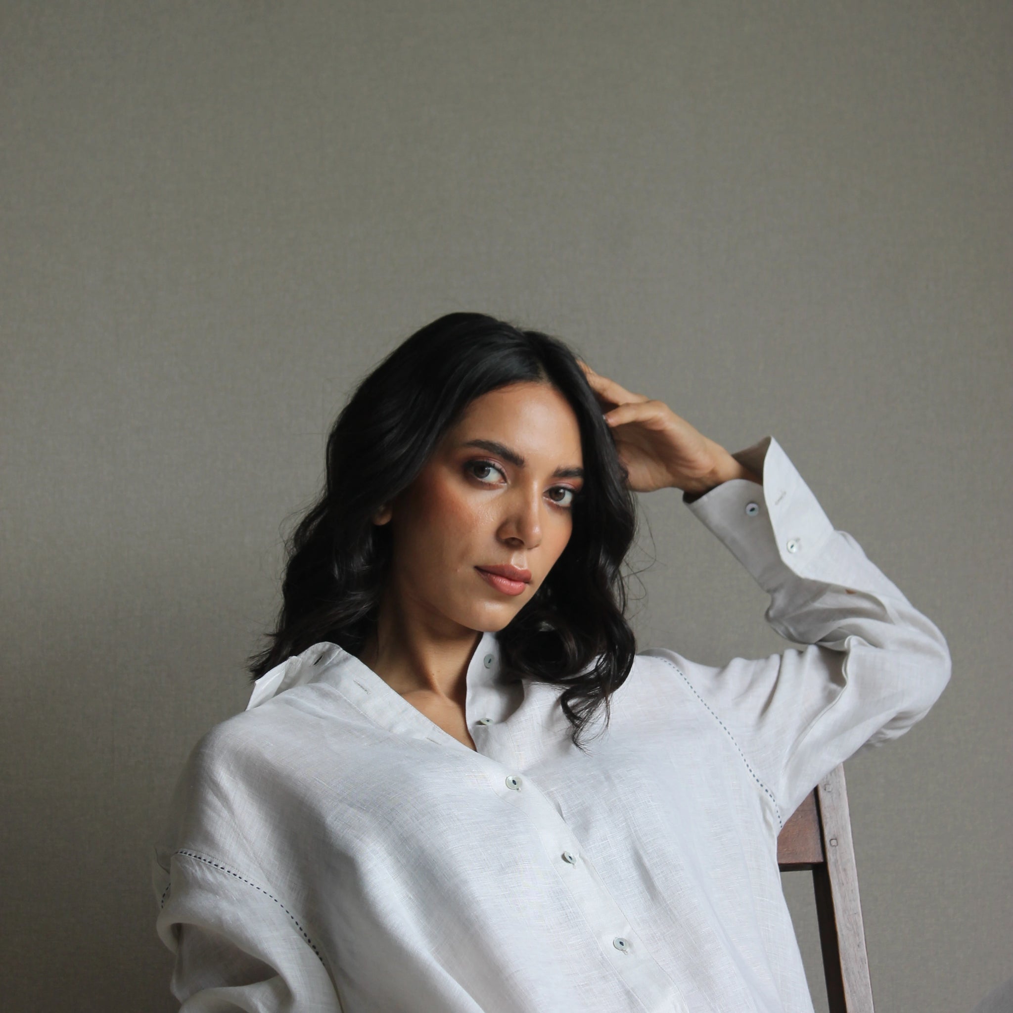 KANTHA SHIRT DRESS