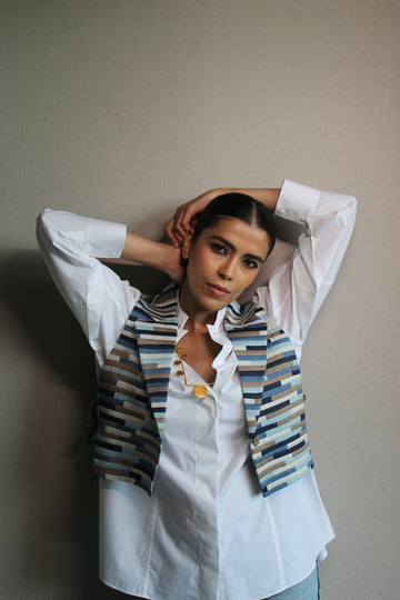 MULTI COLOURED WAIST COAT