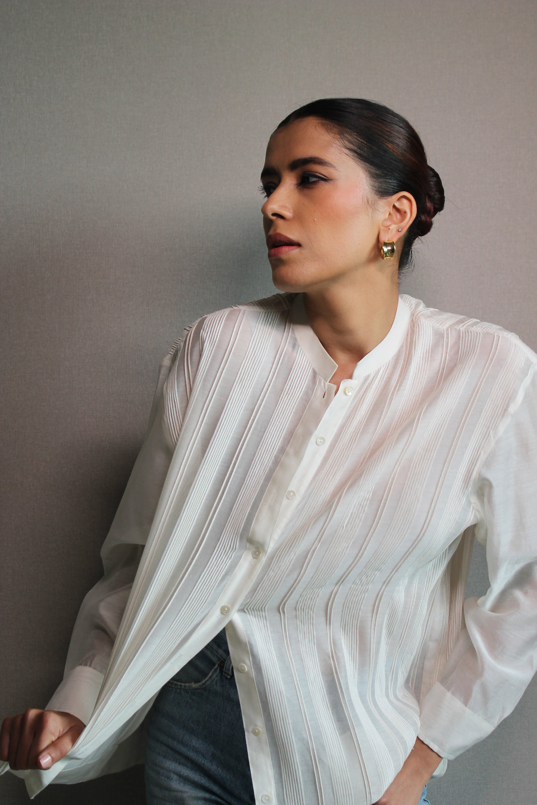 BACK OPEN PINTAK SHIRT